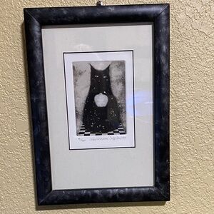 Black Cat Art Print by Gary Tricker  Artist